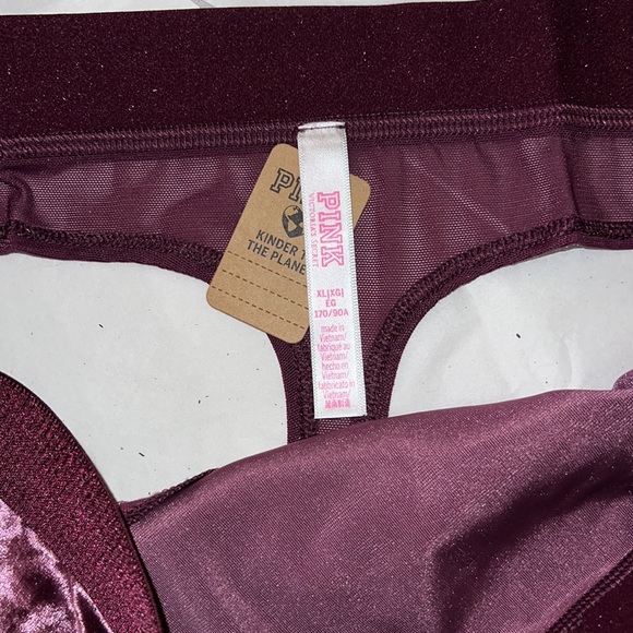 UNISEX Victoria’s Secret Velvet THONG Underwear XL - Picture 8 of 13